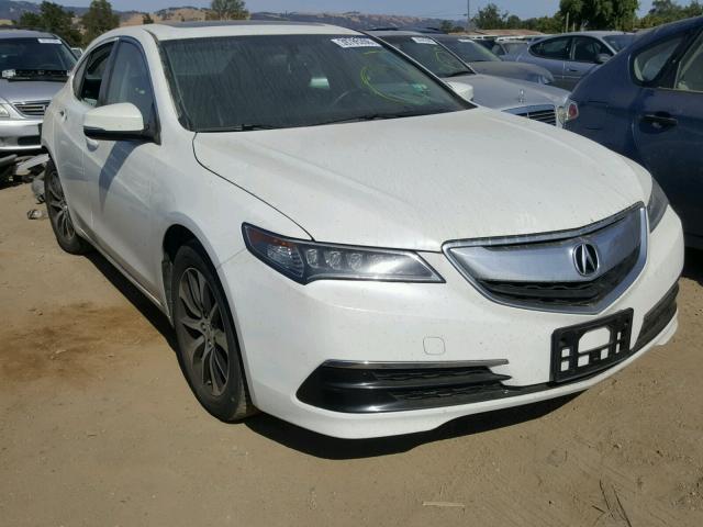 19UUB1F36FA018560 - 2015 ACURA TLX WHITE photo 1