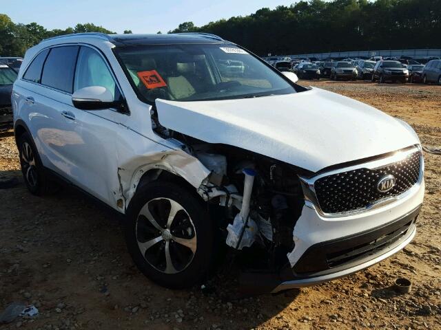 5XYPH4A57GG148045 - 2016 KIA SORENTO EX WHITE photo 1