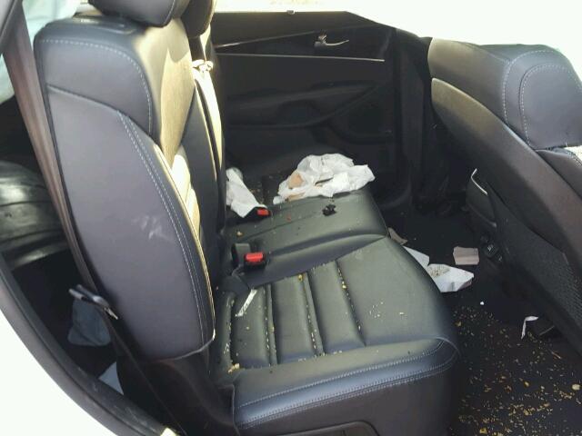 5XYPH4A57GG148045 - 2016 KIA SORENTO EX WHITE photo 6