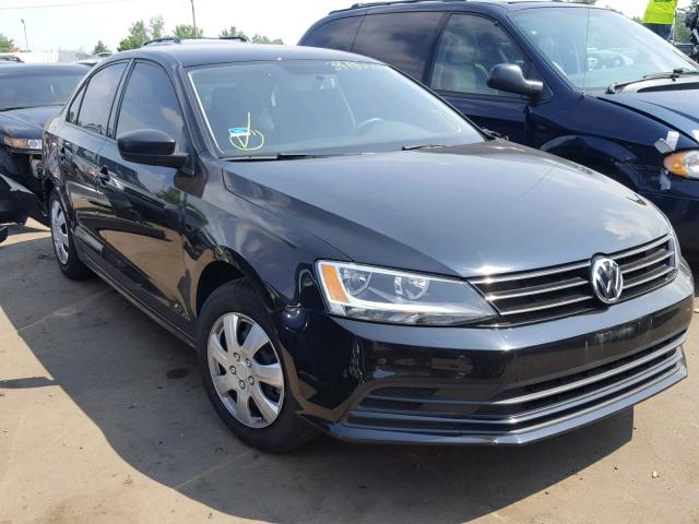 3VW2K7AJ4FM259290 - 2015 VOLKSWAGEN JETTA BASE BLACK photo 1
