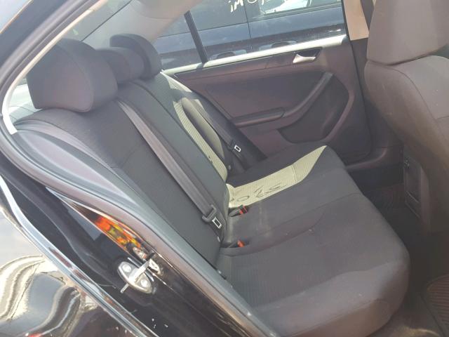 3VW2K7AJ4FM259290 - 2015 VOLKSWAGEN JETTA BASE BLACK photo 6