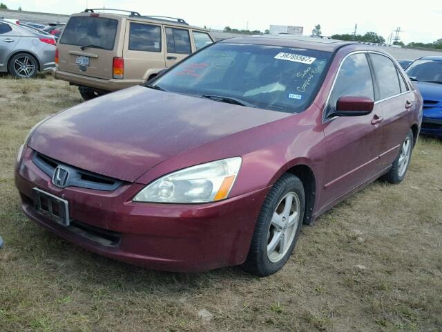 1HGCM56865A002625 - 2005 HONDA ACCORD EX RED photo 2