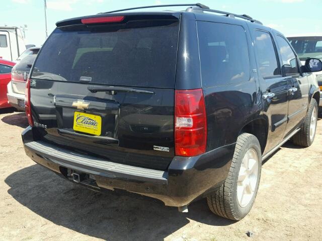 1GNFC13058R125710 - 2008 CHEVROLET TAHOE BLACK photo 4