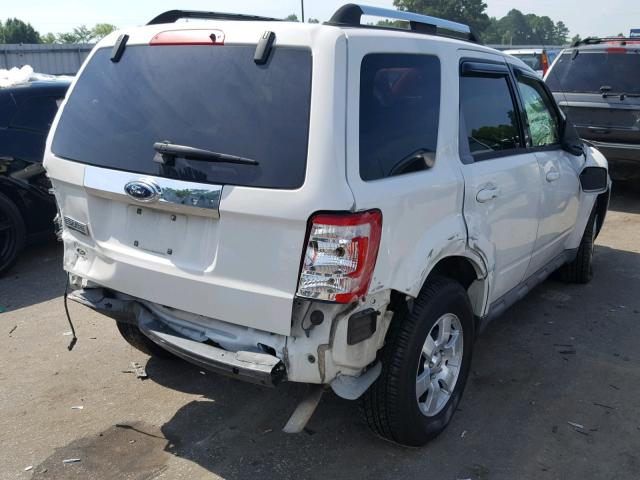 1FMCU04G39KA63647 - 2009 FORD ESCAPE LIM WHITE photo 4