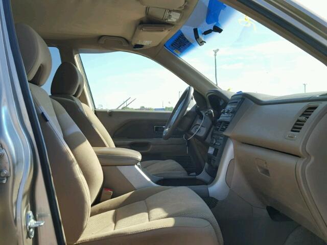 5FNYF28496B017524 - 2006 HONDA PILOT GOLD photo 5