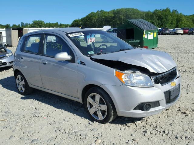 KL1TD66E39B669024 - 2009 CHEVROLET AVEO LS SILVER photo 1