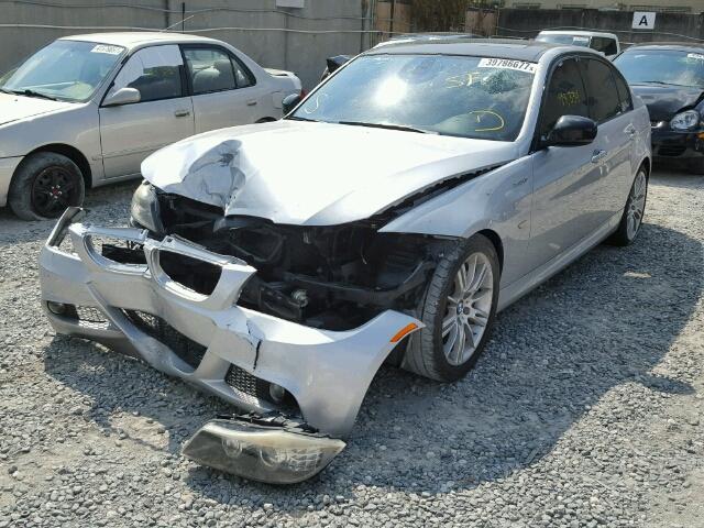 WBAPM7C56AA366945 - 2010 BMW 335 I SILVER photo 2