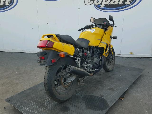 JKAEXMF162A088195 - 2002 KAWASAKI EX250 F YELLOW photo 4