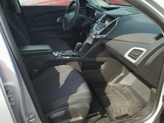 2GKALMEK7D6245344 - 2013 GMC TERRAIN SILVER photo 5