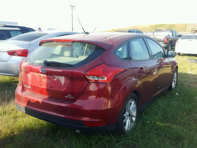 1FADP3K24GL336486 - 2016 FORD FOCUS SE RED photo 4