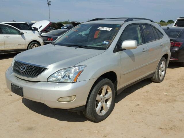 JTJGA31U140006021 - 2004 LEXUS RX 330 SILVER photo 2