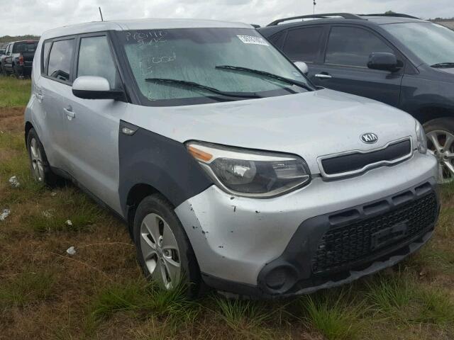 KNDJN2A28E7746762 - 2014 KIA SOUL GRAY photo 1