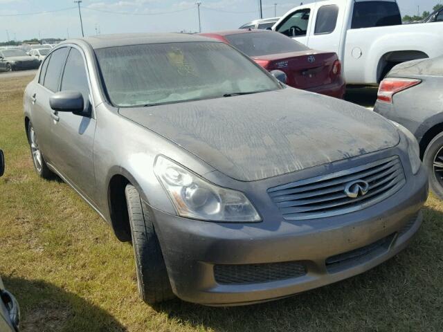 JNKBV61E47M713041 - 2007 INFINITI G35 GRAY photo 1