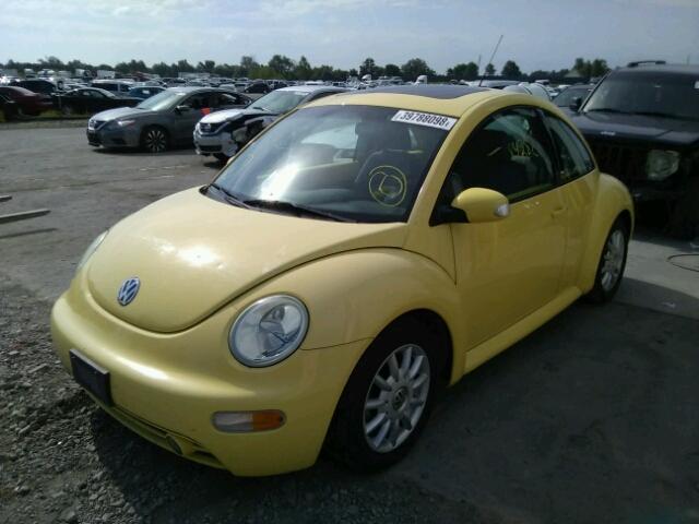 3VWCK31C44M416926 - 2004 VOLKSWAGEN NEW BEETLE ყვითელი ფოტო 2
