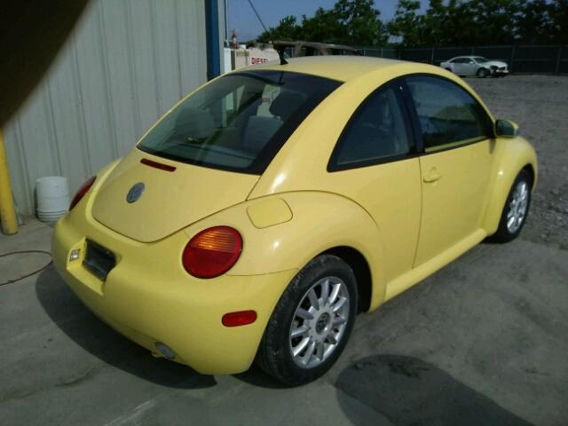 3VWCK31C44M416926 - 2004 VOLKSWAGEN NEW BEETLE ყვითელი ფოტო 4