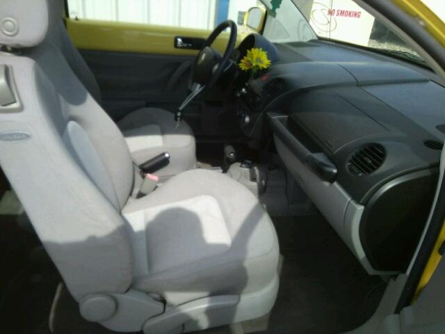 3VWCK31C44M416926 - 2004 VOLKSWAGEN NEW BEETLE ყვითელი ფოტო 5