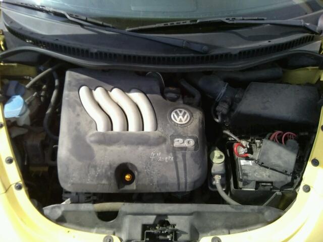 3VWCK31C44M416926 - 2004 VOLKSWAGEN NEW BEETLE ყვითელი ფოტო 7