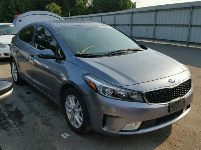 3KPFL4A72HE021066 - 2017 KIA FORTE LX GRAY photo 1