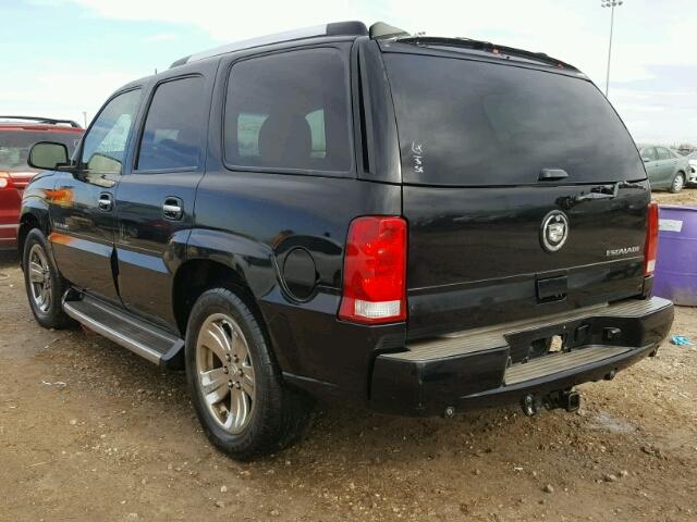 1GYEC63T55R140998 - 2005 CADILLAC ESCALADE L BLACK photo 3