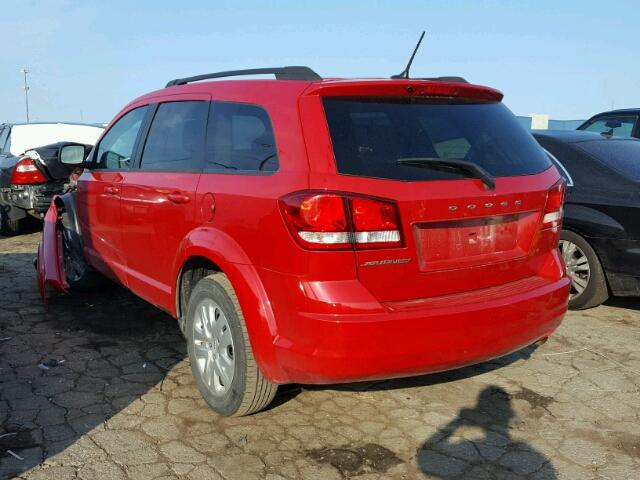 3C4PDCAB5ET198573 - 2014 DODGE JOURNEY RED photo 3