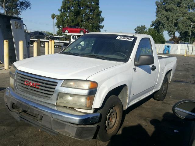 1GTCS148768148475 - 2006 GMC CANYON WHITE photo 2