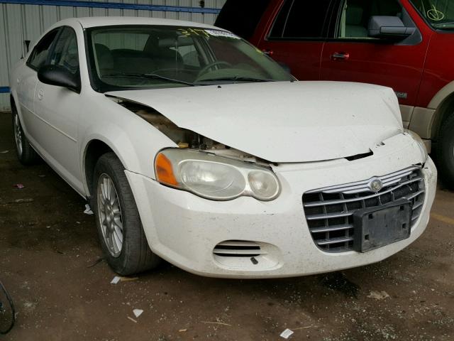 1C3EL46X25N580309 - 2005 CHRYSLER SEBRING WHITE photo 1