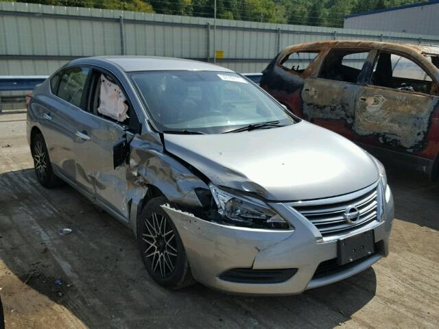 3N1AB7APXDL768065 - 2013 NISSAN SENTRA S GRAY photo 1