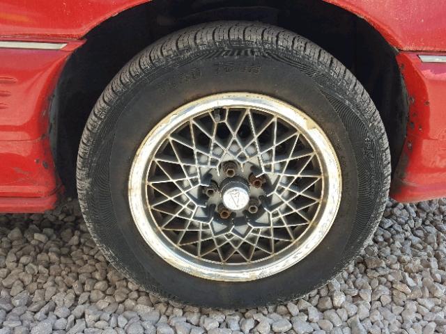 1G2NE55M6RM610365 - 1994 PONTIAC GRAND AM S 红色 照片 10
