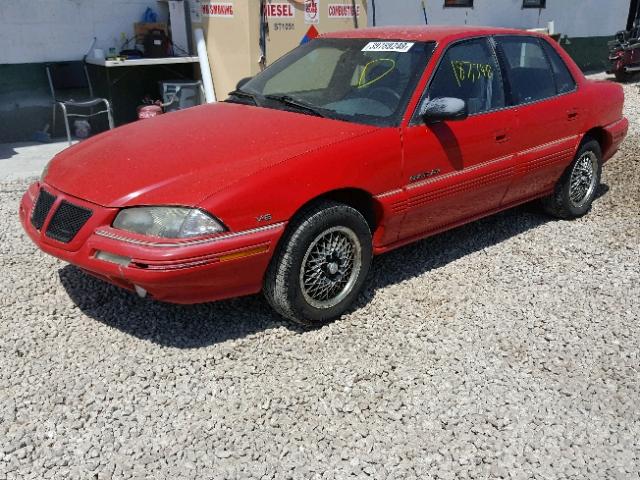 1G2NE55M6RM610365 - 1994 PONTIAC GRAND AM S 红色 照片 2