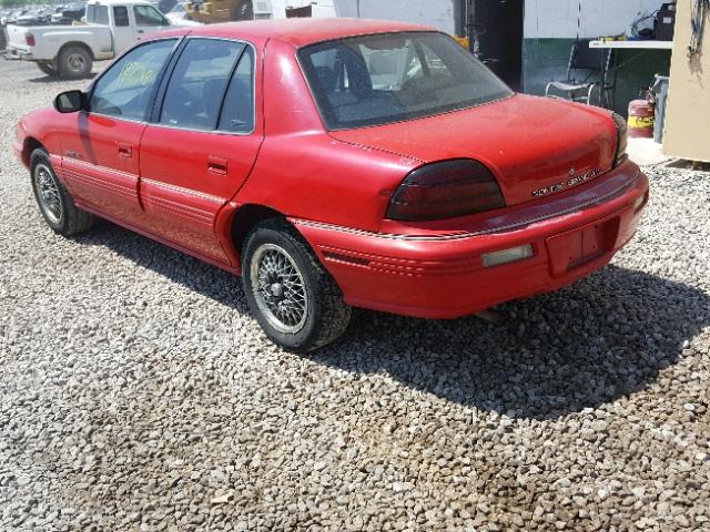 1G2NE55M6RM610365 - 1994 PONTIAC GRAND AM S 红色 照片 3