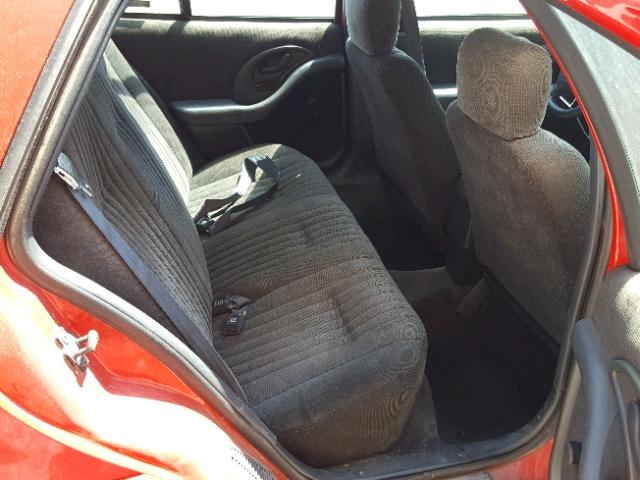 1G2NE55M6RM610365 - 1994 PONTIAC GRAND AM S 红色 照片 6