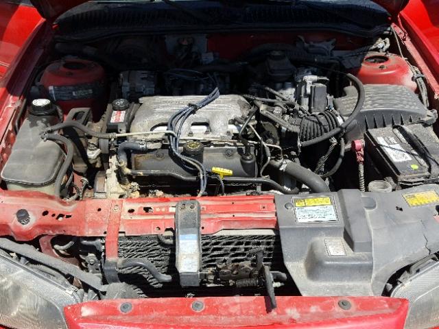 1G2NE55M6RM610365 - 1994 PONTIAC GRAND AM S 红色 照片 7