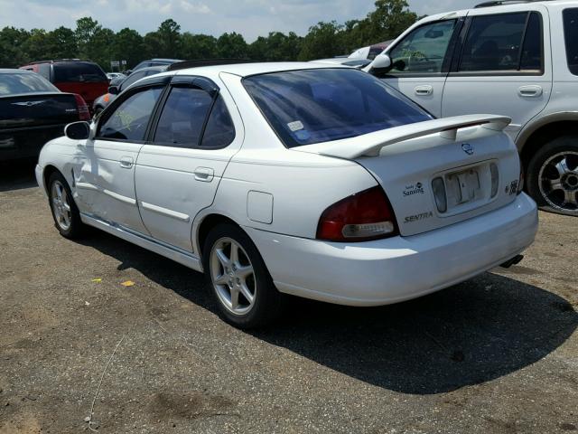 3N1AB51D73L720032 - 2003 NISSAN SENTRA SE- WHITE photo 3