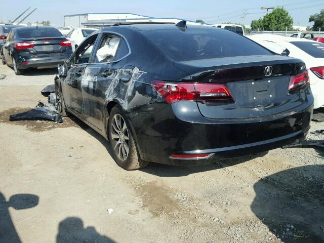 19UUB1F58HA003191 - 2017 ACURA TLX BLACK photo 3