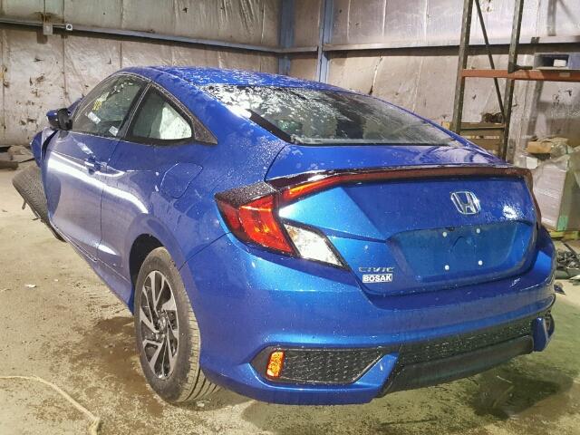 2HGFC4B53HH305177 - 2017 HONDA CIVIC LX BLUE photo 3