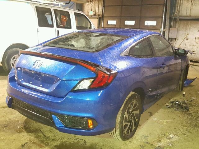 2HGFC4B53HH305177 - 2017 HONDA CIVIC LX BLUE photo 4