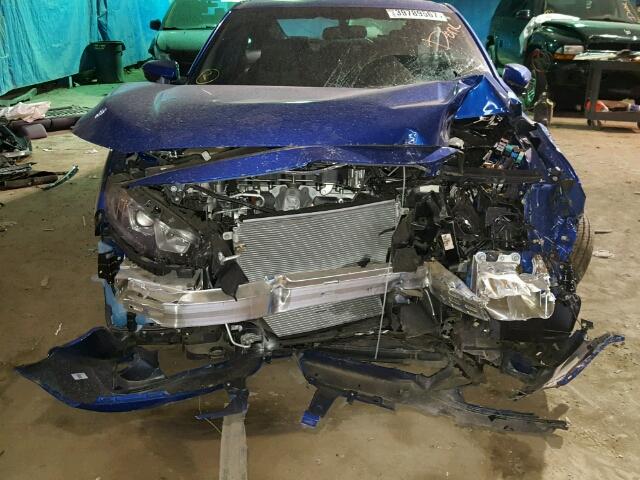 2HGFC4B53HH305177 - 2017 HONDA CIVIC LX BLUE photo 9