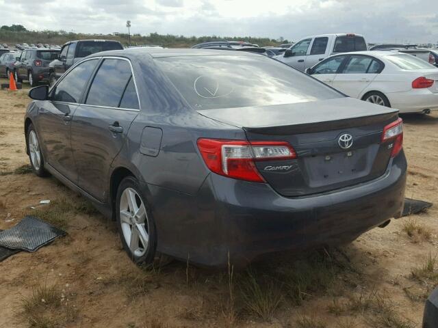 4T1BF1FK6EU367485 - 2014 TOYOTA CAMRY CHARCOAL photo 3