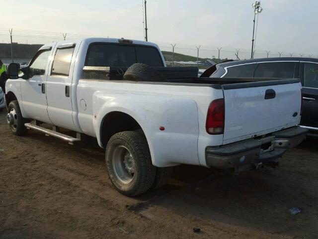 1FTWW33P85EC81784 - 2005 FORD F350 WHITE photo 3