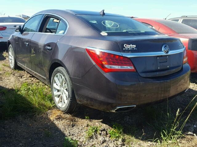 1G4GB5G34EF275957 - 2014 BUICK LACROSSE BROWN photo 3