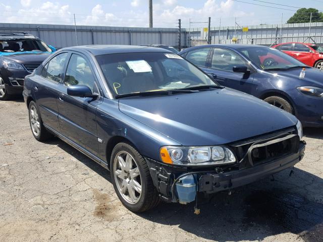 YV1RS592762530931 - 2006 VOLVO S60 2.5T BLUE photo 1