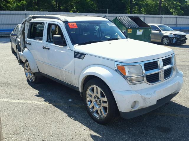 1D4PT2GK7AW141643 - 2010 DODGE NITRO SE WHITE photo 1