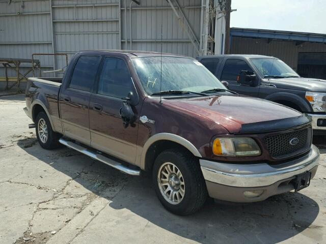 1FTRW07633KC11119 - 2003 FORD F150 MAROON photo 1