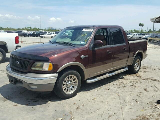 1FTRW07633KC11119 - 2003 FORD F150 MAROON photo 2