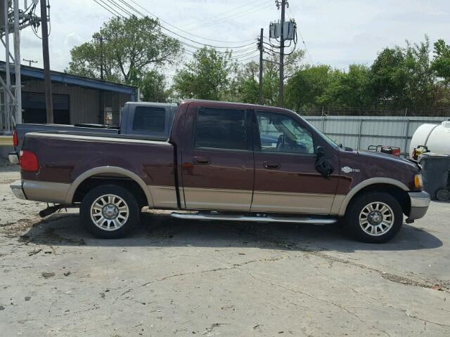 1FTRW07633KC11119 - 2003 FORD F150 MAROON photo 9