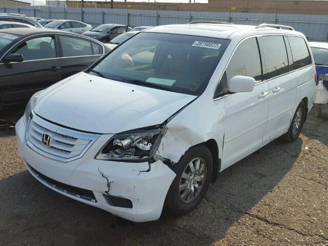 5FNRL3H75AB027943 - 2010 HONDA ODYSSEY EX WHITE photo 2