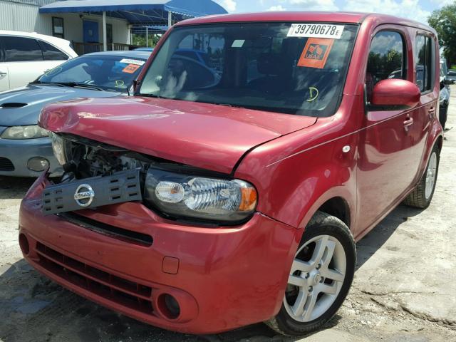 JN8AZ2KR1AT156750 - 2010 NISSAN CUBE BASE BURGUNDY photo 2