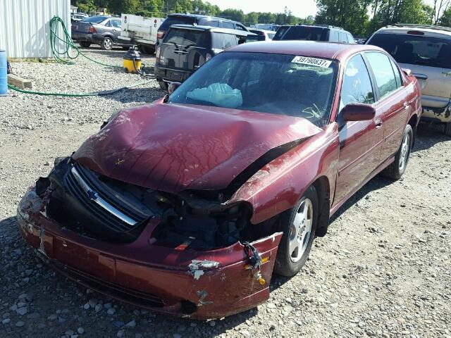 1G1NE52J32M549593 - 2002 CHEVROLET MALIBU MAROON photo 2