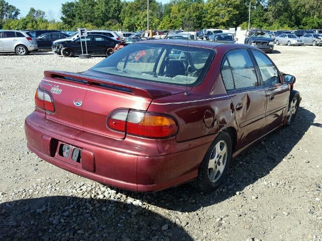 1G1NE52J32M549593 - 2002 CHEVROLET MALIBU MAROON photo 4