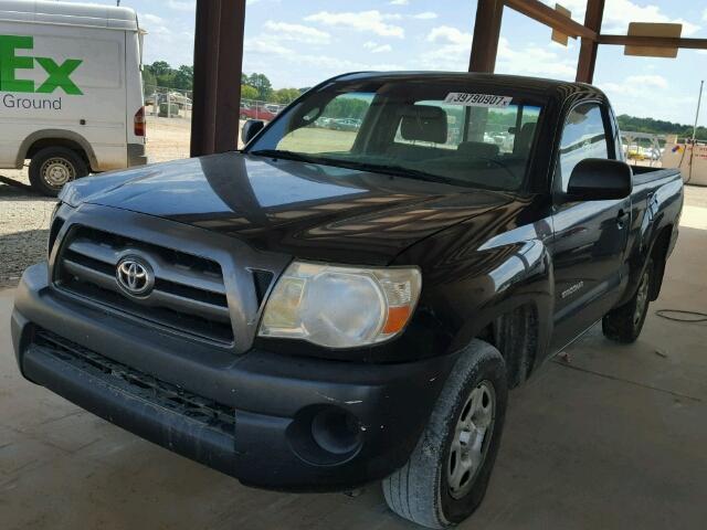 5TENX22N89Z643036 - 2009 TOYOTA TACOMA BLACK photo 2